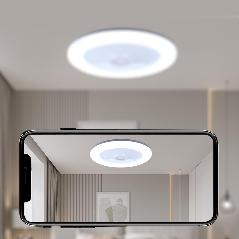 28W RGB Dimmbare Musik Deckenleuchte Fernbedienung Deckenleuchten AC110-265V für Zuhause Bluetooth Lautsprecher Beleuchtungskörper