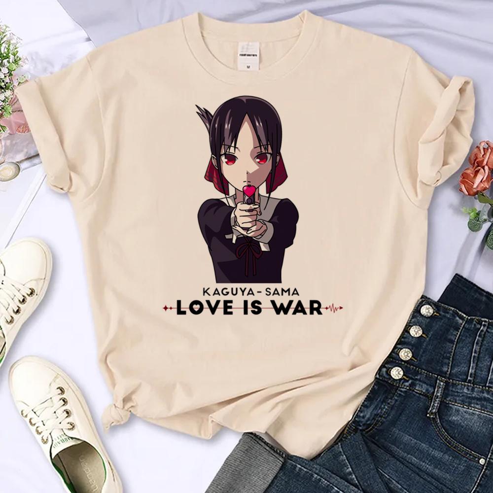 Kaguya Sama Love Is War T Shirt Women Summer Japanese Tshirt Female Japanese Clothes