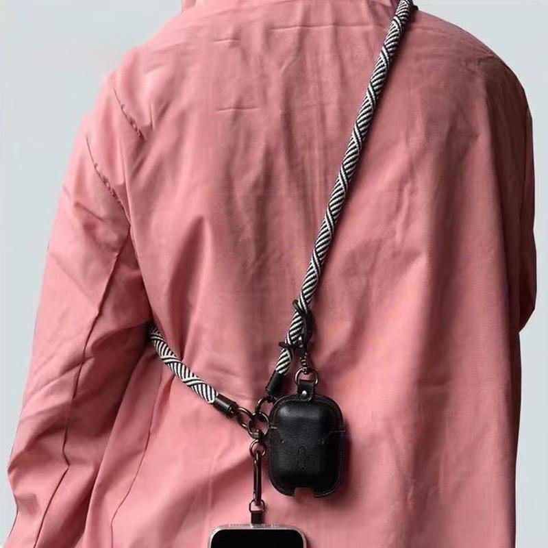 Cordão para Celular Estilo B de 8mm com Alça Transversal e Aba de Fixação