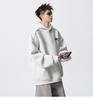Men's Autumn American Brand Devil Cat Print Hoodie, Heavyweight & Trendy Stiff Sweatshirt, Cleanfit Base Layer.