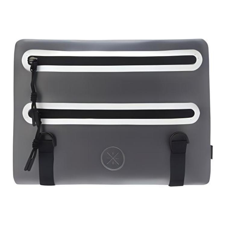 New LiNing Polyurethane And Polyester Blend Shoulder Bag Crossbody Bag Regular Unisex Black Gray Color ABDR618-1