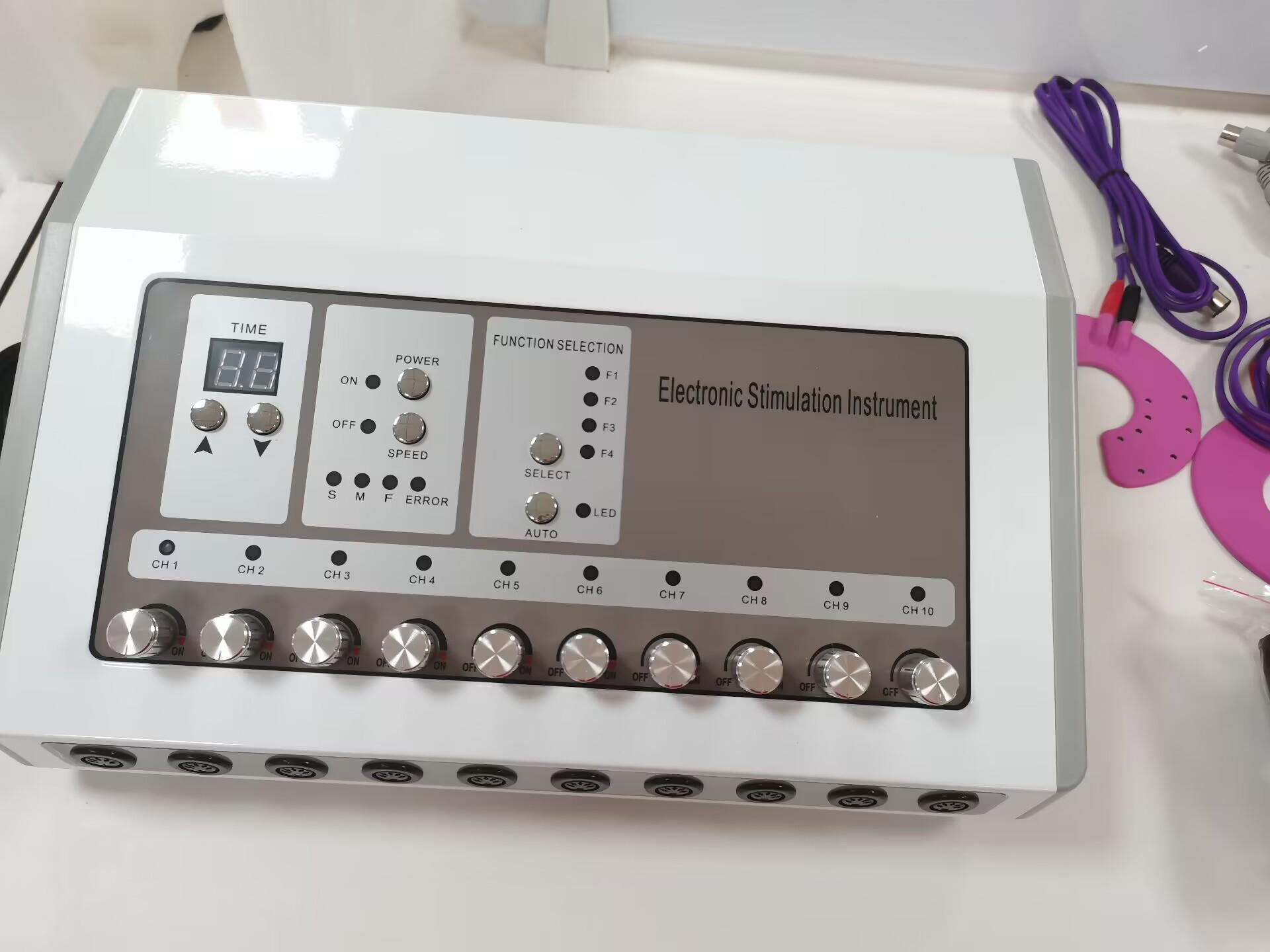 

EMS патч массажер меридианов и БИО микротоковый косметический прибор US 110V серый