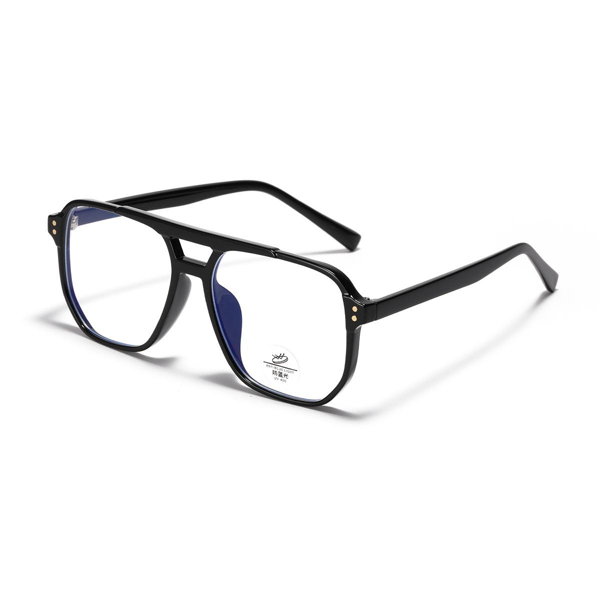 

Double Beam Glasses Men S Tr8935 Box Plain Mirror Women S Tr90