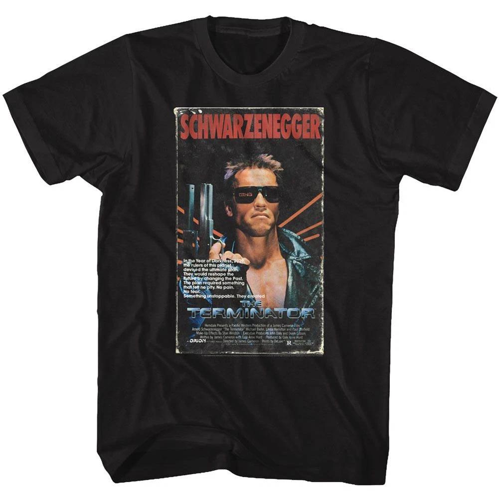 Men s Terminator Vhs T-shirt Small Black XXXXL