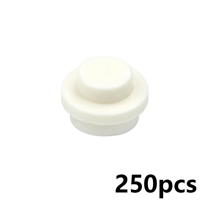 250 ks MOC Skládací dílky 4073 6141 15570 Deska Kulatá 1x1 Bod DIY Stavebnice 1*1 Figurky Lampy Cihličky Hračka pro děti