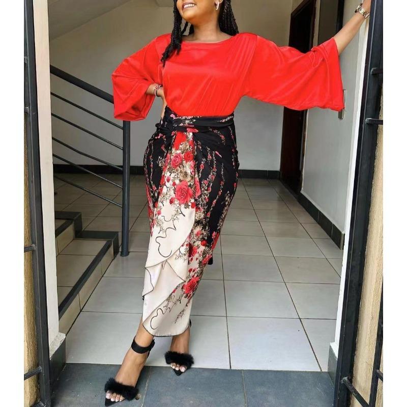 

Женское платье больших размеров с 3D-узором, повседневное платье с завязками и принтом, темпераментное платье XL