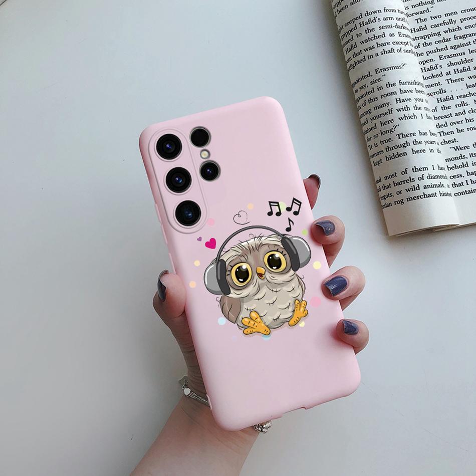 For Samsung Galaxy S24 Ultra Case S24 Plus Sunflower Girl Painted Soft Silicone Phone Case For Samsung S24 Ultra S 24 S24+ Shell