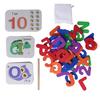Number and Alphabet Flash Cards Set Children Matching Letter Cards Set for Toddlers(OhyeAlphanumeric Matching Board )