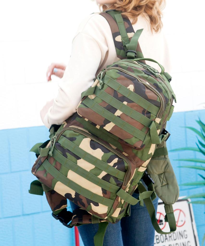 Works Pedition Circlehead 24-Liter Tactical Backpack Woodland