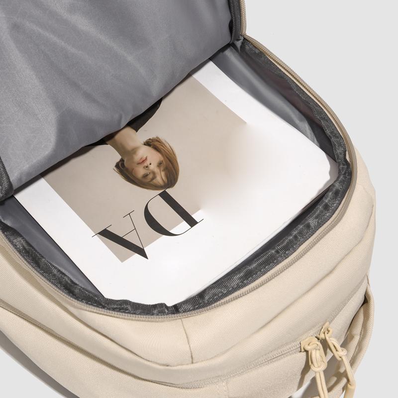 Contrast Color Backpack Men's Large Capacity Multi-compartment Schoolbag Women's Outdoor Sports Travel Backpack