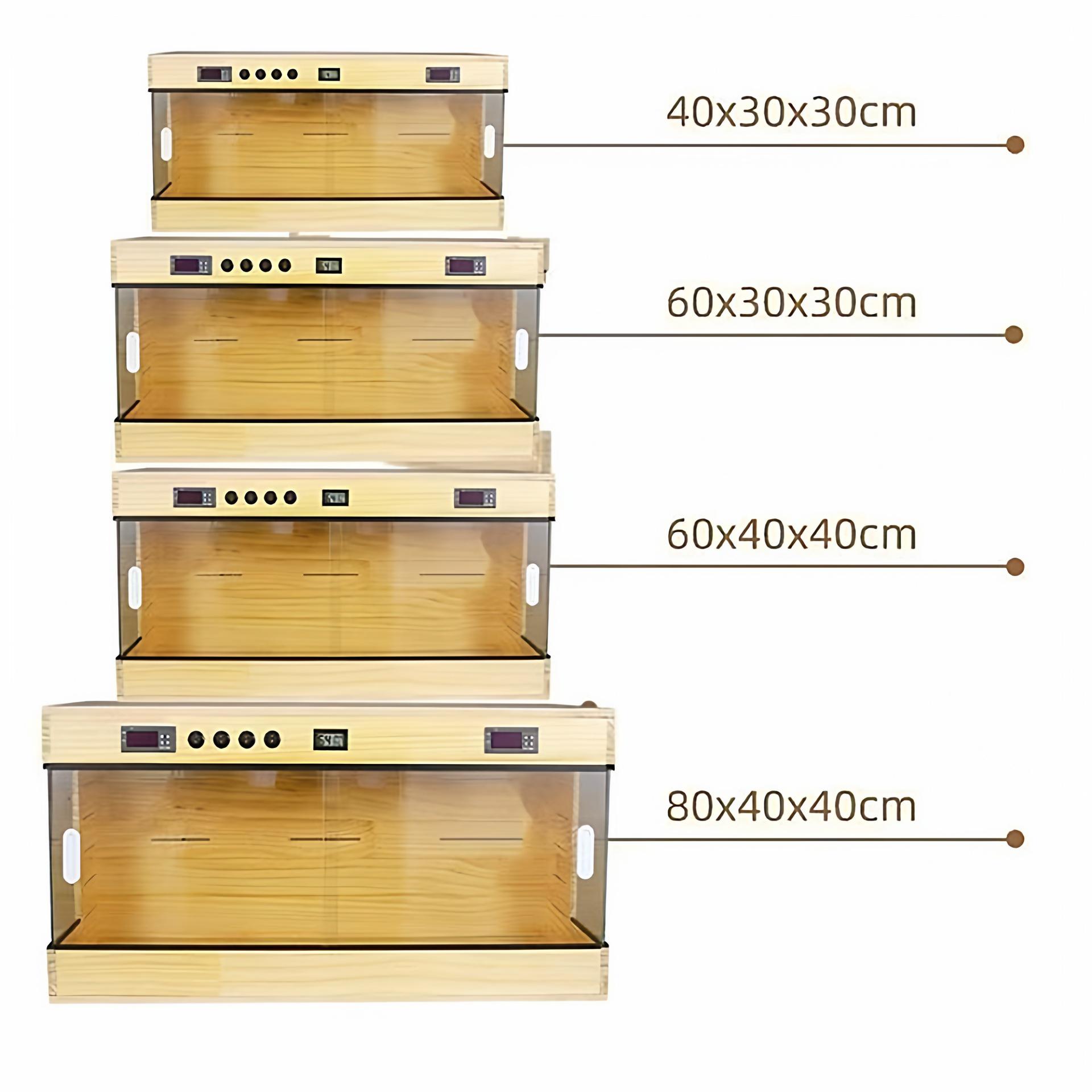 Solid Wood Heated Reptile Habitat: Temperature-Controlled