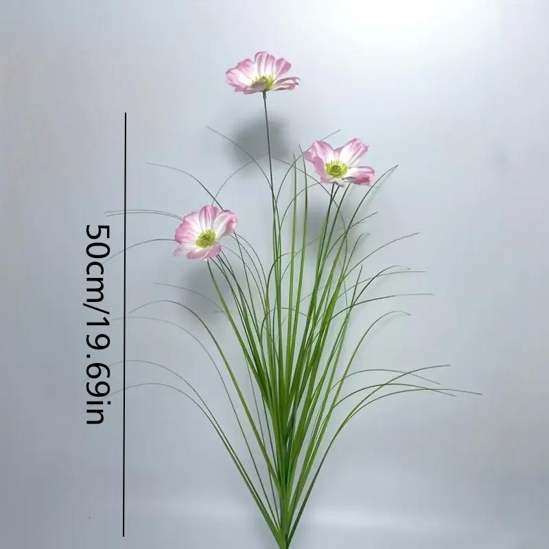 

1/2/4 Пучка Пластиковые Юбилеи Искусственная Высокая Трава Комнатные Искусственные Наземные Растения Домашний Декор 50см 2PC