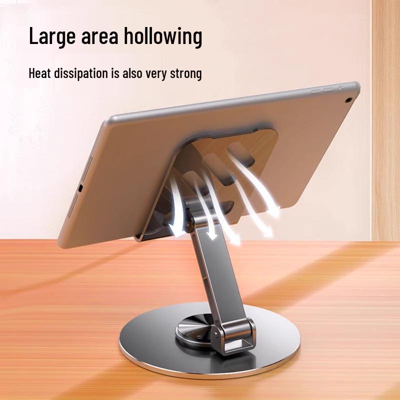2026 Rotatable Metal Folding Phone & Tablet Holder for Desktop