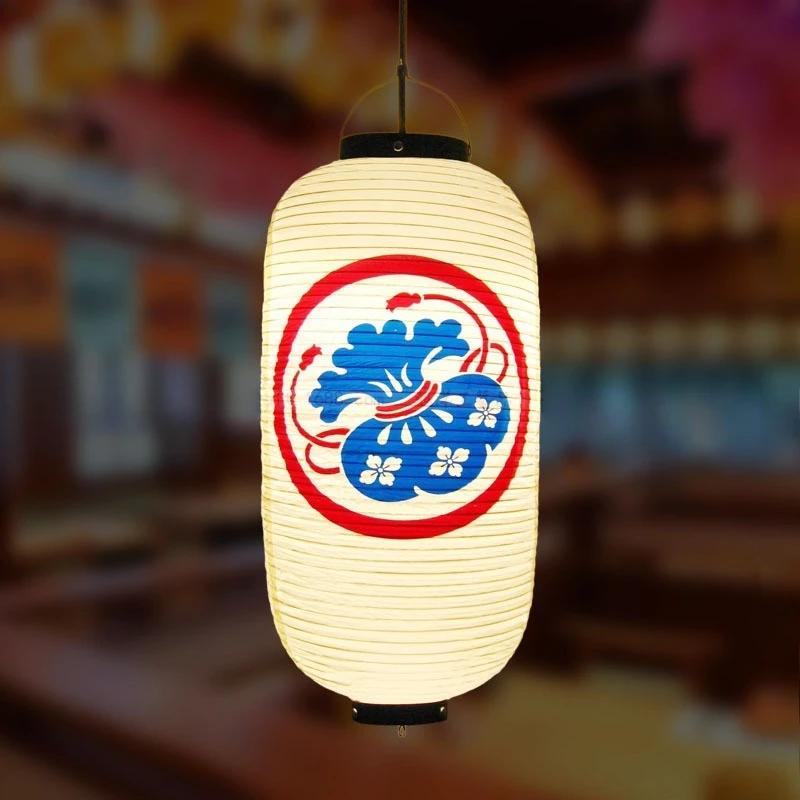 Japanese Style 25x50cm PVC Waterproof Lantern Sushi Ramen Izakaya Korean Cuisine Restaurant Pub Decor Hanging Lantern Outdoor