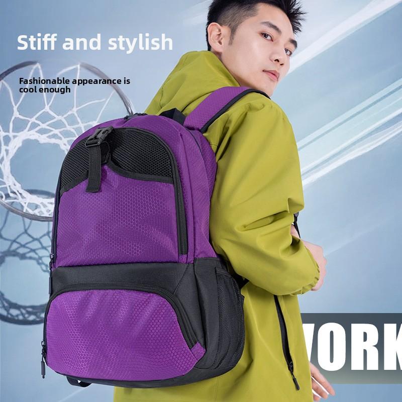 Basketball Bag Sports Backpack for Men, Waterproof Outdoor Football Bag for Women, Large Capacity Training Backpack with Independent Shoe Compartment