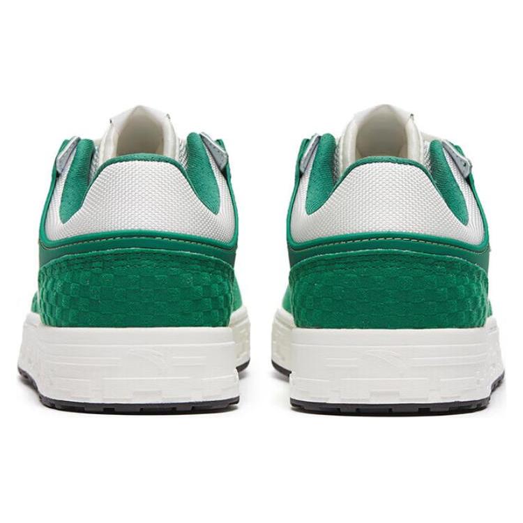 New Anta Street Naughty Anti Slip Wear Resistant Low Top Skateboard Shoes Women's Green White 122318051-11