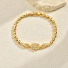 Dainty Shiny Cubic Zircon Butterfly Bracelet, Endless Love Infinity Symbol Charm Wristband Bracelets for Women Jewelry Wedding