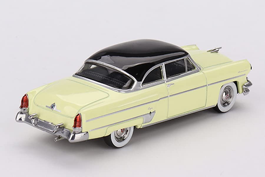TrueScale Miniatures MINI GT 164 Lincoln Capri 1954 Premier Yellow Left-hand drive Finished product
