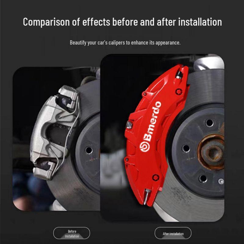 Toyota Brake Caliper Covers: Aluminum Alloy for Camry, Corolla, Sienna, Reiz.