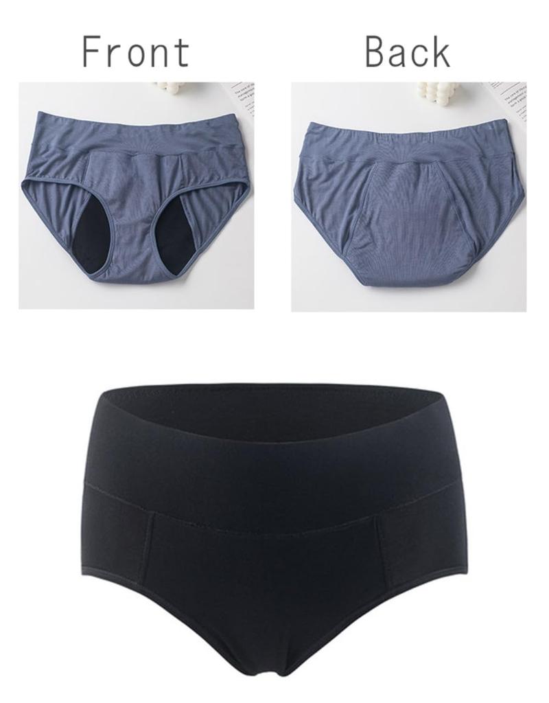 CORELAVISH Absorbent Sanitary Large Period Briefs for Relieves Vaginal Discharge and Urinary Available in Plus and Small Sizes Cyan Panties, Capacity,