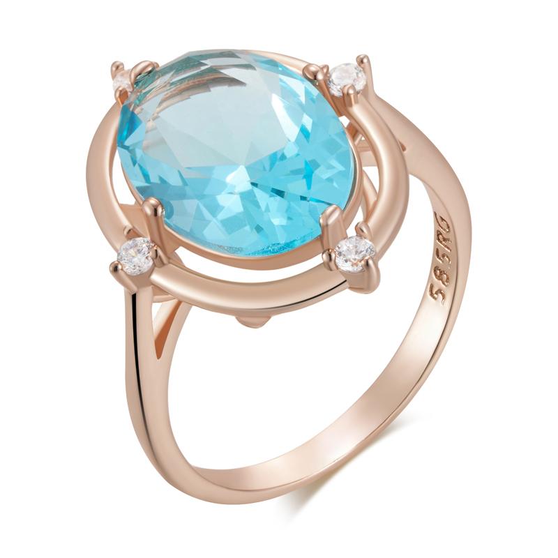 

Простые Романтичные Синие Натуральные Цирконы Обручальные Свадебные Кольца Роскошный Цвет Розового Золота Повседневные Изысканные Украшения Женщинам В Подарок 10