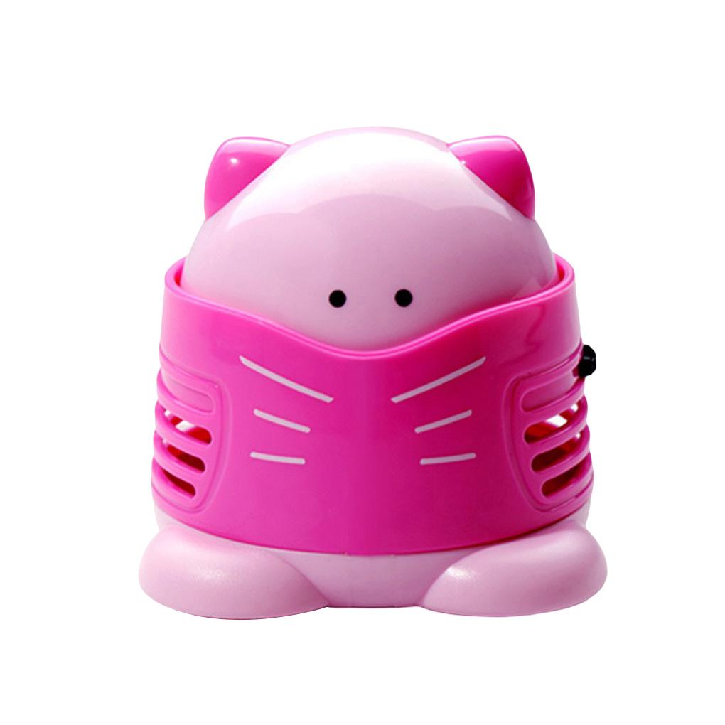 

Cat Desktop Vacuum Cute Style Mini Electric Keyboard Пылесборник для бумажных отходов Quicker Picker Drill Tool Tools розовый