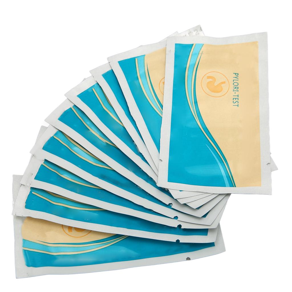 10 Pack H Pylori Test Paper Disposable Hygienic Fast Accurate Testing Painless Health Care Helicobacte Test Tool