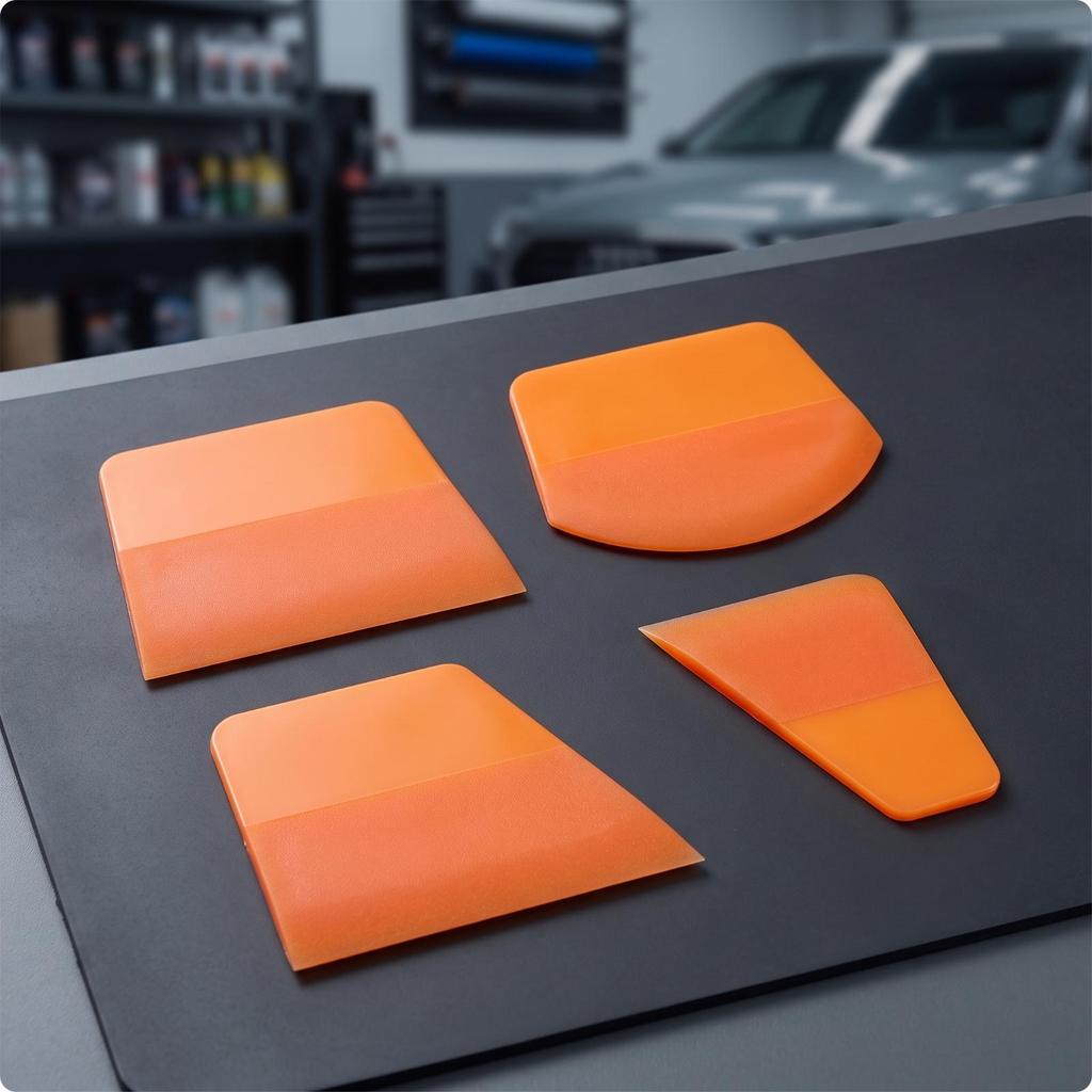 8 Pieces Car Film Squeegee Thermoplastic Polyurethane Soft