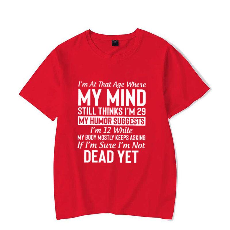 

Cool I m At The Age... Shirts, My Mind T-Shirts, My Humor Tee, Casual T-Shirts for Spring Summer and Fall,WOMENS TSHIRTS TOPS S
