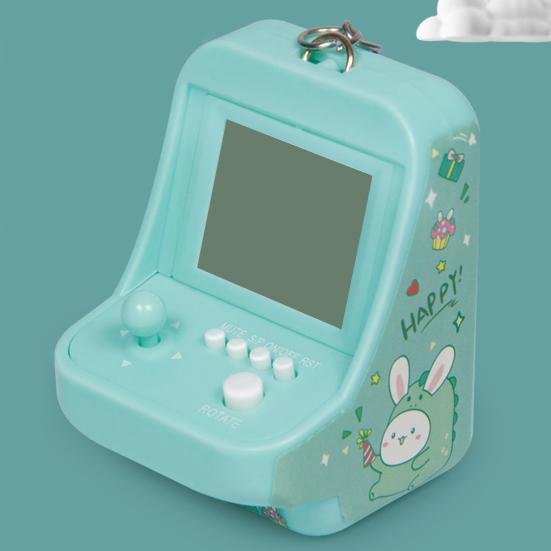 Arcade Game Machine Game Modes Support 26 Classic Music with Keychain Entertainment Mini