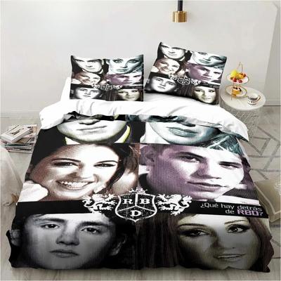 3D Druck Musikband RBD Bettwäsche Set Bettbezug Steppdecke Bettset Bettbezug Kissenbezug, King Queen Twin Größe Jungen Mädchen Erwachsene