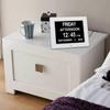 Home Decor Electronic Date Table Large LCD Screen Large Letter Electronic Dashboard Calendar Alarm Clock Digital Clock