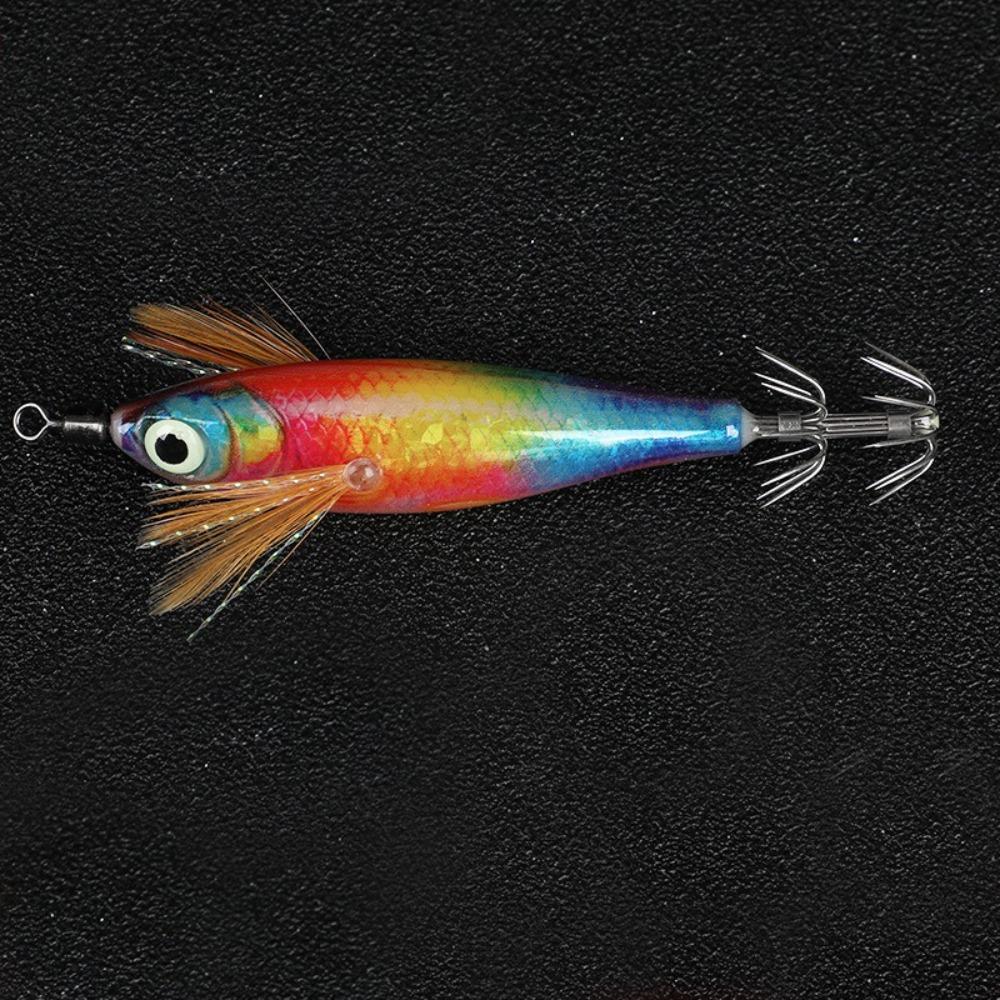 Jig Hook Squid Jig Luminous Prawn Lure Portable Fishing Lure Saltwater Fishing