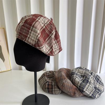 Pastoral Style Sub-beret Women's Spring and Summer Fashion Versatile Face Small Pumpkin Hat Trendy Retro Painter Hat