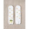 Daiso Clothed Rabbit And Carrot Sleep Socks White