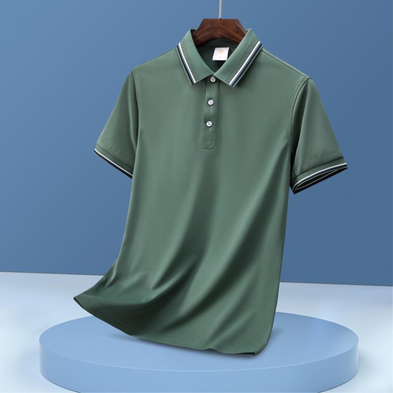 

Летняя рубашка поло с принтованным логотипом: Унисекс футболка с коротким рукавом для работы и культуры XXL зелёный/циан