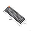 Mechanical Gaming Keyboard Portable Ergonomic Type C Interface Smooth Quick Response Professional