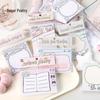 Sugar Poem Ultra White Kraft Sticky Notes - Live Well! Cute Korean Style Cartoon Memo Pads