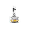 Charms Perline in Argento 925 Bicicletta Treno Vagone Casco per Creazione Gioielli Ciondolo Fai da Te Bracciale Collana Regalo