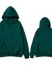 American Style Unisex Zip-Up Hooded Sweatshirt - Solid Color, Loose Fit (2025)