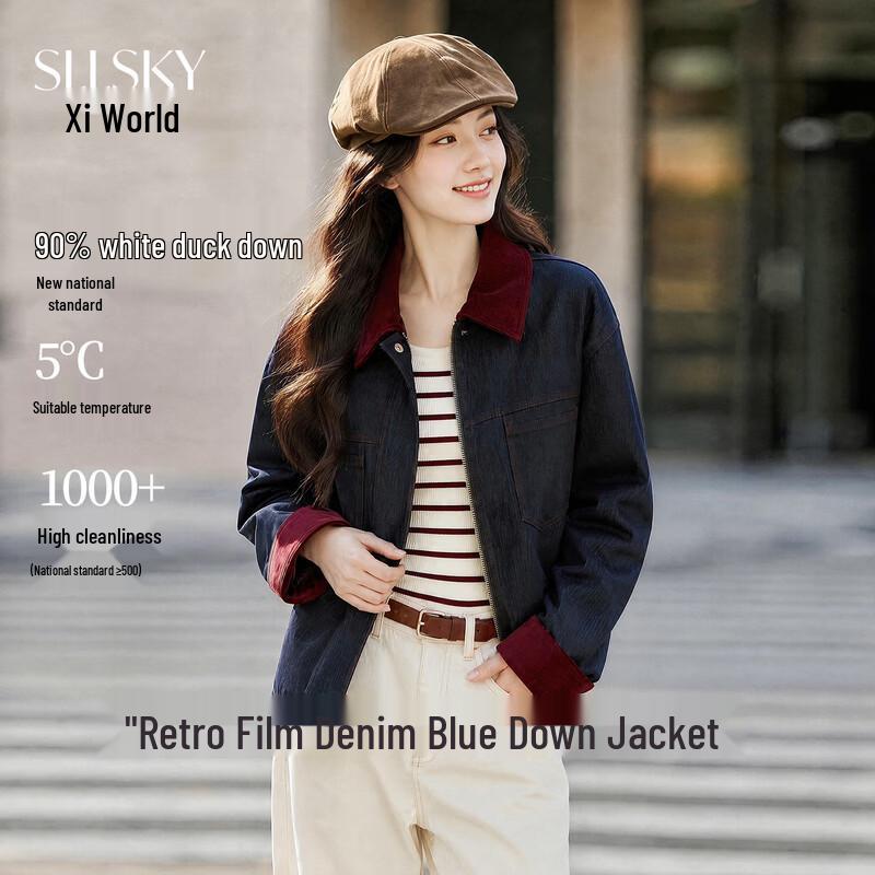 Sllsky Denim Down Jacket