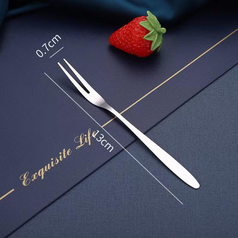 High-End 304 Stainless Steel Dessert Fork for Home & Restaurant Use