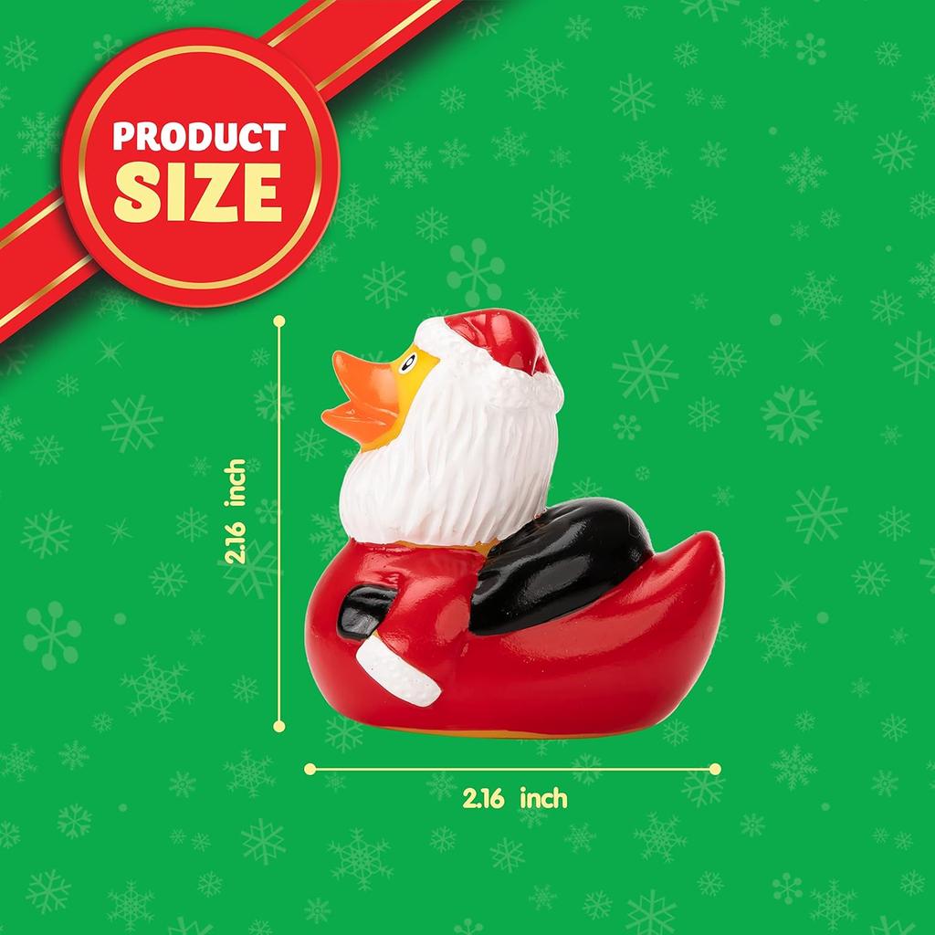 Christmas Advent Calendar Ducks Days Countdown Rubber Boys Girls Toddlers Kids Xmas Party Favor Gifts JOYFY 24 for Kid Friendly Entertaining Fun Play