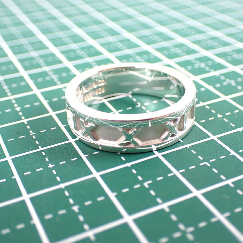[Used] TIFFANY/Tiffany 925 Atlas Ring / Size 14 / j60-10