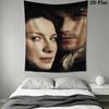 Vibrant Outlander Wall Tapestry Aesthetic Wall Hanging Printed Fabric Blanket Decorative Tapestries for Bedroom Living Room Home Decor