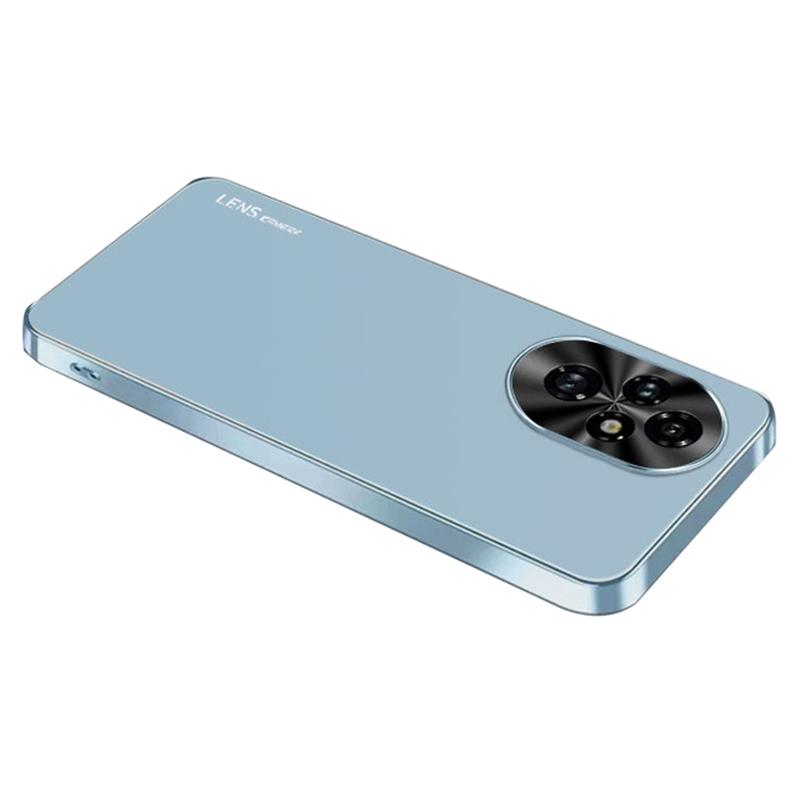 

Для Honor 200 5G Чохол Акрил+ТПУ+Метал Протиударний Чохол для Телефону з Гальванічним Покриттям Рамки Baby Blue