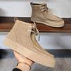 High-top lace-up board shoes men's shoes 2025 new soft-soled outdoor Martin boots men's fashion sneakers men's