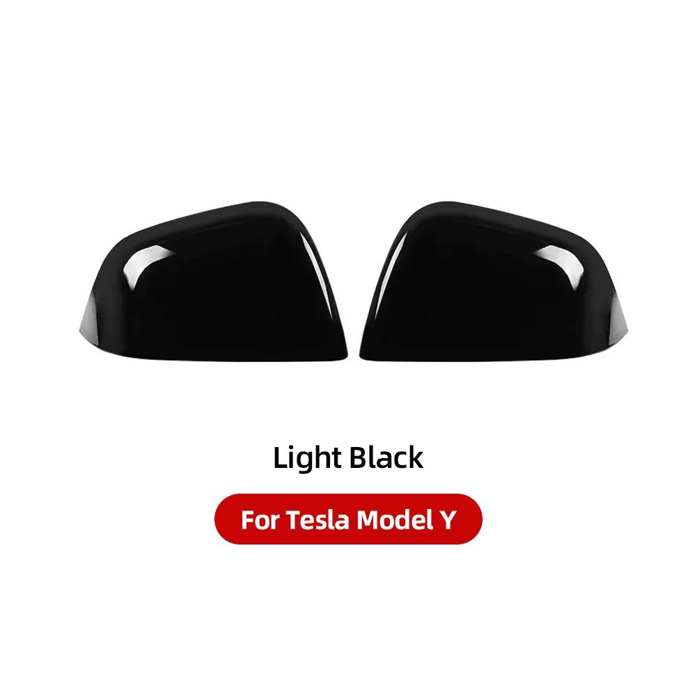 Nou 1 Pereche Capac Oglindă Laterală Ușă Mașină ABS Capac Oglindă Retrovizoare Adeziv Pentru Tesla Model 3 Model Y 2021-2024 Accesorii Auto Exterior