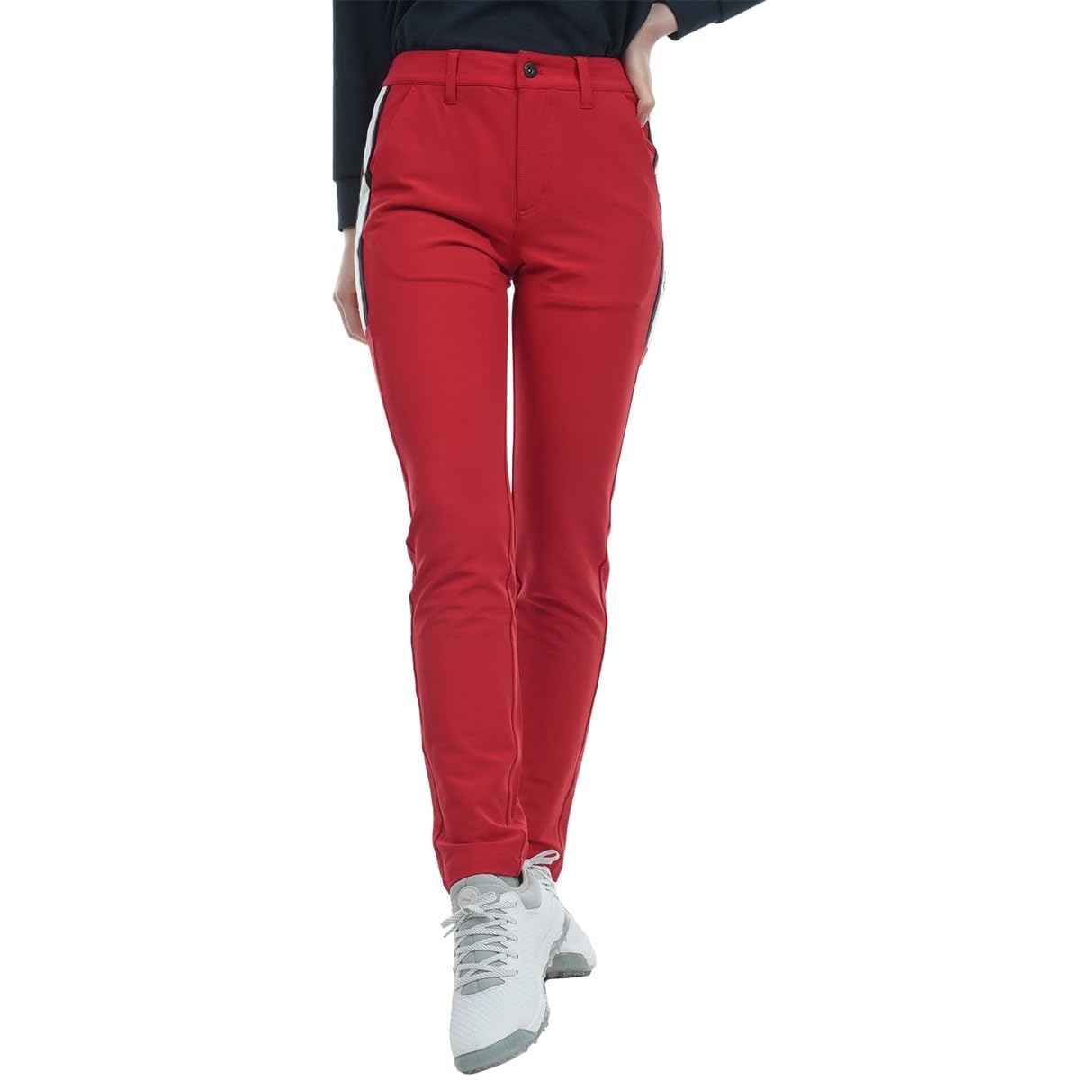 

Admiral Golf ADLA366 Women s 4-Way Stretch Side Stripe Long Pants, Red