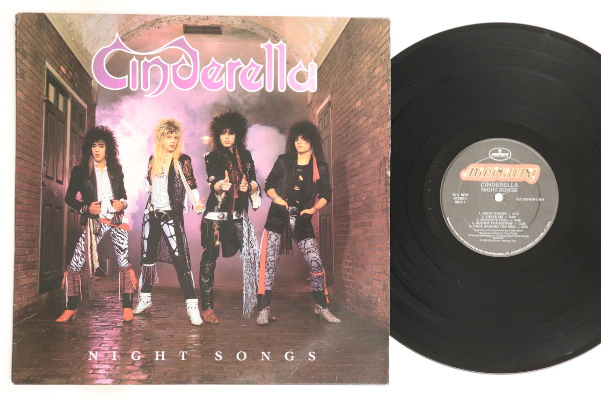 

LP Record CINDERELLA - Night Songs 4228300761M1 MERCURY 1986 US Metal Used
